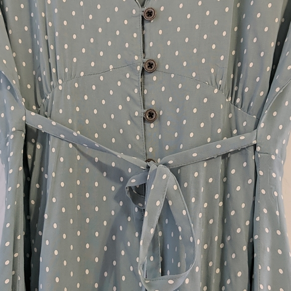 Dusty seafoam Urban Outfitters dress - Picture 2 of 4